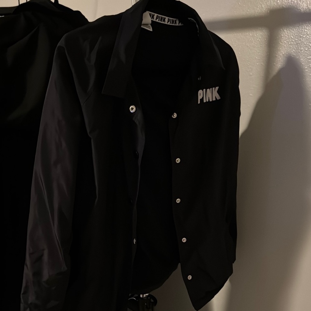Black PINK Button-Up Shirt